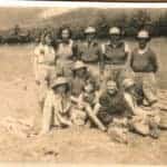 Beryl with other Foresters, Westridge Down