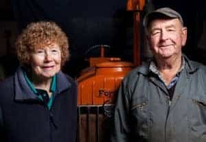 Geoff and Barbara Phillips portrait by Julian Winslow