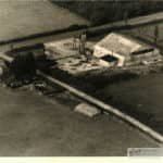 Aerial view of Park Green Farm in the 1940s