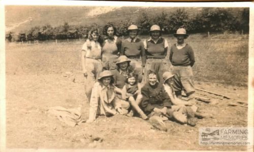 Beryl with other Foresters, Westridge Down