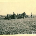 Tractor and Baler in the 1960s